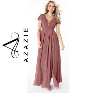 Azazie Bridesmaid/ Wedding Guest Dress in Desert Rose